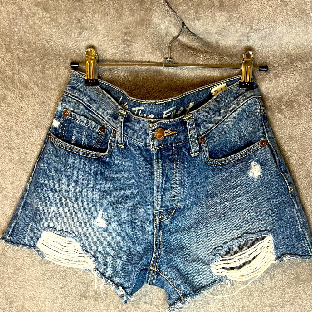 Free People - We The Free | Denim Cutoff Shorts